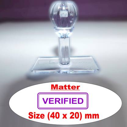 SULAGNA ZONE VERIFIED HANDLE RUBBER STAMP
