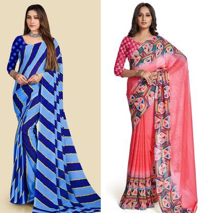 Printed Daily Wear Georgette Saree
