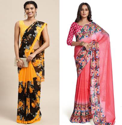 Printed Daily Wear Georgette Saree