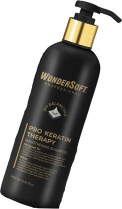 Wondersoft Professional PH Balancing Pro Keratin Therapy Smoothening Shampoo