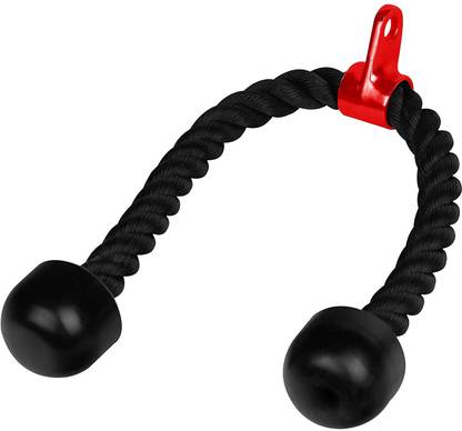 FLEX N FIT Tricep Rope | Heavy Duty Attachment for Pull Down Exercise Triceps Bar