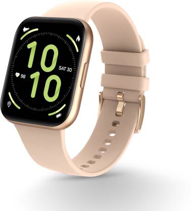 Pebble Pace Pro Smartwatch with 1.7" HD Curved Display Golden Ivory Smartwatch