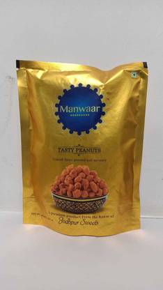 manwaar Jodhpur Sweets Premium Quality Tasty Peanuts ( Pack of 2 ) ( 2 x 200g )