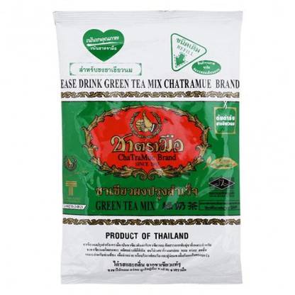 CHATRAMUE Brand Green Tea Mix (200 g)- Number One brand - Thai Tea Pack of 1 Green Tea Pouch