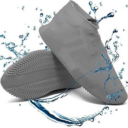 SAFARTRADERS Shoe Cover for rain Reusable Antiskid Waterproof (Pack Of 1) (Pack Of 2)