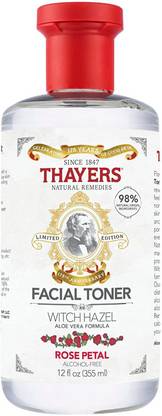 Thayers Alcohol Free Rose Petal Witch Hazel Toner with Aloe Vera Men & Women