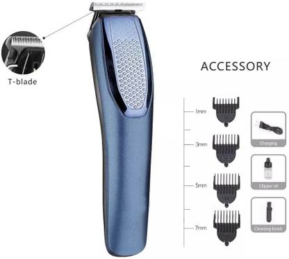 HIGHEX Professional AT1210 Rechargeable Hair Beard Moustache Trimmer H2 Trimmer 60 min  Runtime 4 Length Settings