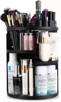 The Grow More 360 Degree Rotating Makeup Organizer, Adjustable Multifunctional Makeup Storage 360 Rotation Cosmetic Organizer Vanity Box