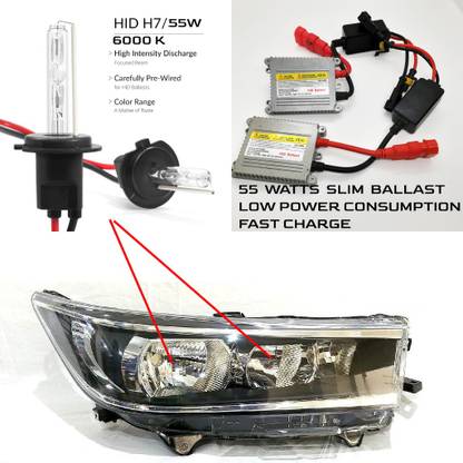 CSGLARE Innova Crysta Headlight Xenon 6000 K 55 W Set Of 4 Vehical HID Kit
