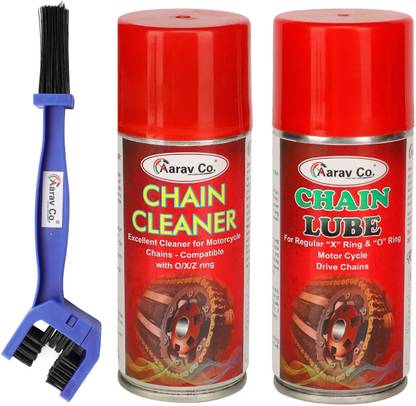 AARAV CO. Chain Lube 150ml & Chain Cleaner 150ml With Brush Bicycle Lubricant
