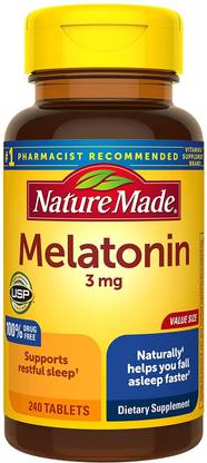 Nature Made Melatonin 3 mg - 240 Tablets