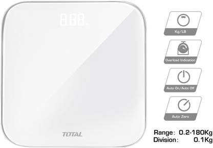 Total tools Digital Body Scale Weighing Machine 0.1-180KG TESA41802 Weighing Scale