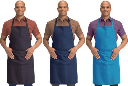 Blackpoll Polyester Home Use Apron - Free Size