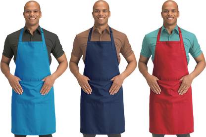Blackpoll Polyester Home Use Apron - Free Size