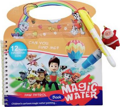 Crowd Clicks Magic Book Water Painting for Kids (Paw Patrol)