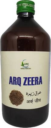 Cure Herbal Arq Zeera (500ml) (Pack Of 3)