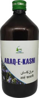Cure Herbal Araq E Kasni (500ml) (Pack Of 2)