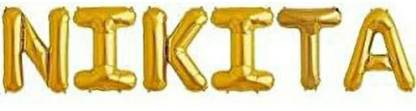 FLIPZONE Solid NIKITA NAME Banner (1.67 ft, Pack of 6)