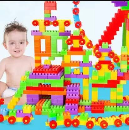 GREEN WAY BEST BUY 100 PCS Building Blocks Round shape Interlocking Child TOY Set