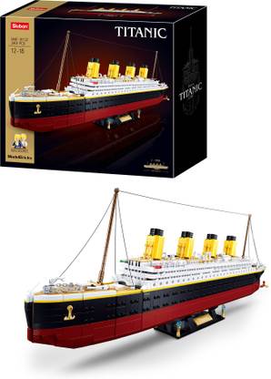 Sluban Titanic Building Blocks, Construction Toy for Kids 2401 pieces