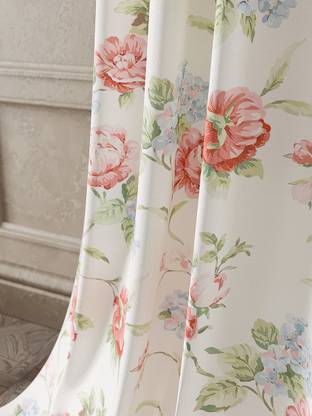 RD 154 cm (5 ft) Polyester Room Darkening Window Curtain (Pack Of 2)