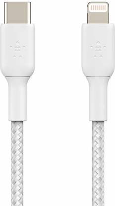 BELKIN Power Cord 2 m Lightning To Type C Cable, Tough Unbreakable Braided Fast Charging
