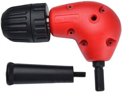 DKY TOOLS Angle Chuck Drill Adapter, 3/8 Inche Right Angle Drill Attachment