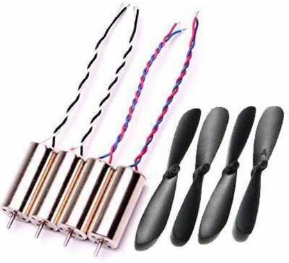 22 TECH Micro Coreless Motor Propeller High-Speed Mini Drones (4 Motors + 4 Propellers) Educational Electronic Hobby Kit