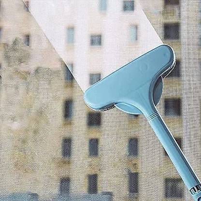 UBJI 2 in 1 Window Mesh Screen glass Cleaning brush