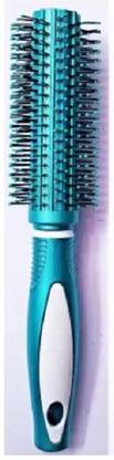 RAJ Round Hair Brush,Rolling Hair Brush/Combs/kangi, ,Blue Color - Pack Of 1