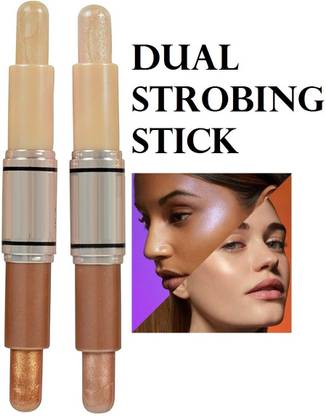 tanvi27 SOFT AND LIGHT CREAMY TEXTURE SHINY SHIMMER STICK HIGHLIGHTER Highlighter