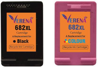 verena 682 XL Ink Cartridge Compatible for HP DeskJet 2335, 2336, 2337 Printers Black + Tri Color Combo Pack Ink Cartridge