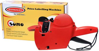 BAMBALIO 8 Digits One Touch Open System Price labeler BM-7500 Label Stamping Machine