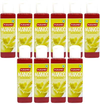 PURAMIO Milk Shake Mix | Concentrate- (Mango), 30ml Each (Pack Of 10)