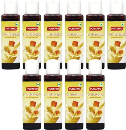 PURAMIO Milk Shake Mix | Concentrate- (Buttersctoch), 30ml Each (Pack Of 10)