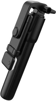 ZOBAK Extendable Selfie Stick Bluetooth Tripod with Led Light Wireless Remote and Portable Tripod Stand Compatible for All iPhone and Android Smartphone (75cm) Bluetooth Selfie Stick