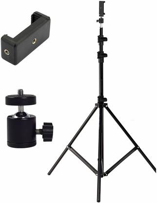 MOBONE ® 7 Feet Portable Adjustable Tripod Stand, Rotating Ball Head Mobile Clip Tripod