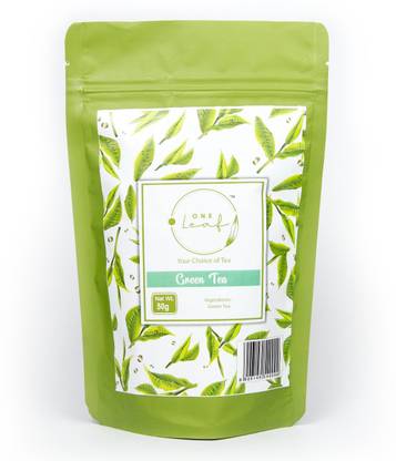 oneleaf Green Tea 100 G |Loose Leaf Tea | Rich in Anti-oxidant & Helps in Weight Loss | Green Tea Pouch