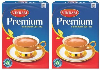 Vikram Premium High Grown Dust Tea (Pack of 2) Tea Box