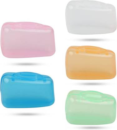 Naama 5 Pc Anti Bacterial Plastic Toothbrush Head Covers l Travel Toothbrush Guard Toothbrush Case