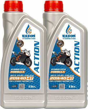 ESSON ACTION 20W40 4T 1Ltrr-P 2 ACTION 1000 P2 High Performance Engine Oil