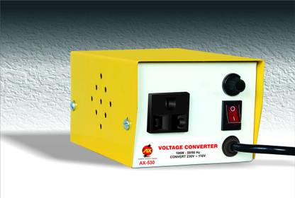 AX 100W Step Down Voltage Converter (Input-230V-Output-110V) 220V to 110V (USA to India)