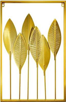 The Fine Store Gold Metal Wall Art Home Decor