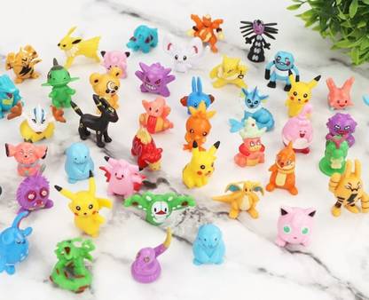 Delite New Rare Super Pokemon 24 Mini Toys Figures Cute Cartoon Monsters kids play