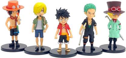 Trunkin One Piece Small Set of 8 Anime Action Figures