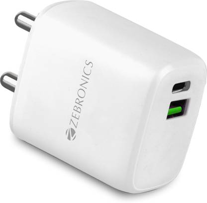 ZEBRONICS 20 W 3 A Wall Charger for Mobile