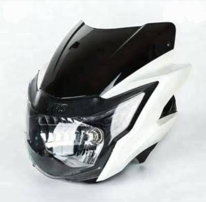 RKE Apache RTR 160 Headlight with visor complete set Bike Headlight Mount