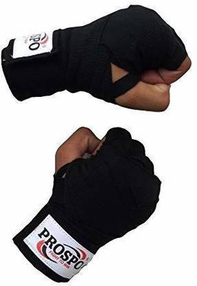 PROSPO Boxing Gloves, Hand Wrap 180" BLACK Boxing Hand Wrap