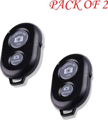 Zohlo Wireless Bluetooth Shutter Button Selfie Remote Supported Camera Remote Control  Camera Remote Control