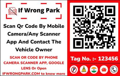 If Wrong Park Sticker & Decal for Car & Bike